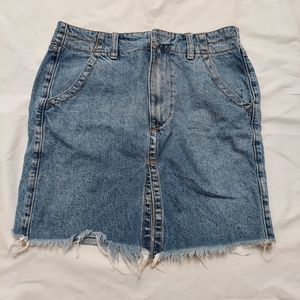 we the free jean skirt